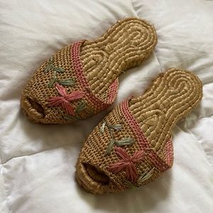 Vintage 1940s espadrilles